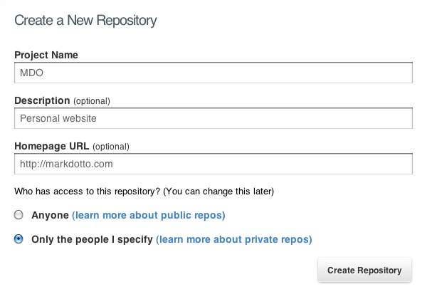 New repo on GitHub